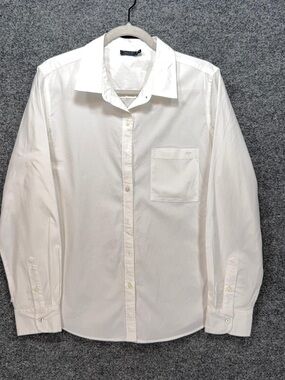 Vineyard Vines White Button-Front Women's Dress Shirt